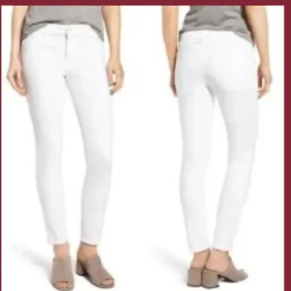 D.L. 1961 Margaux ankle Skinny Jeans in white Size 34 EUC